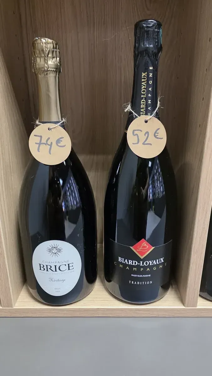 Champagnes Brice et Biard-Loyaux
